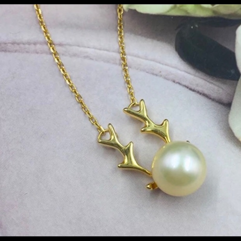 Akoya pearl 9mm 925 sterling silver
